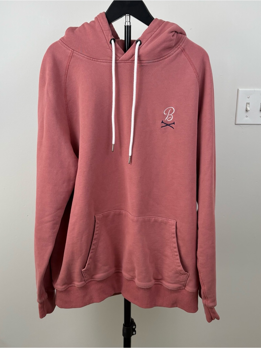 Barstool Sports Heather Red/Pink Golf Hoodie Women’s Large 100% Cotton, Tee Logo